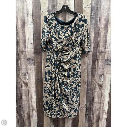 Dress Casual Midi By Connected Apparel In Green, Size: 14