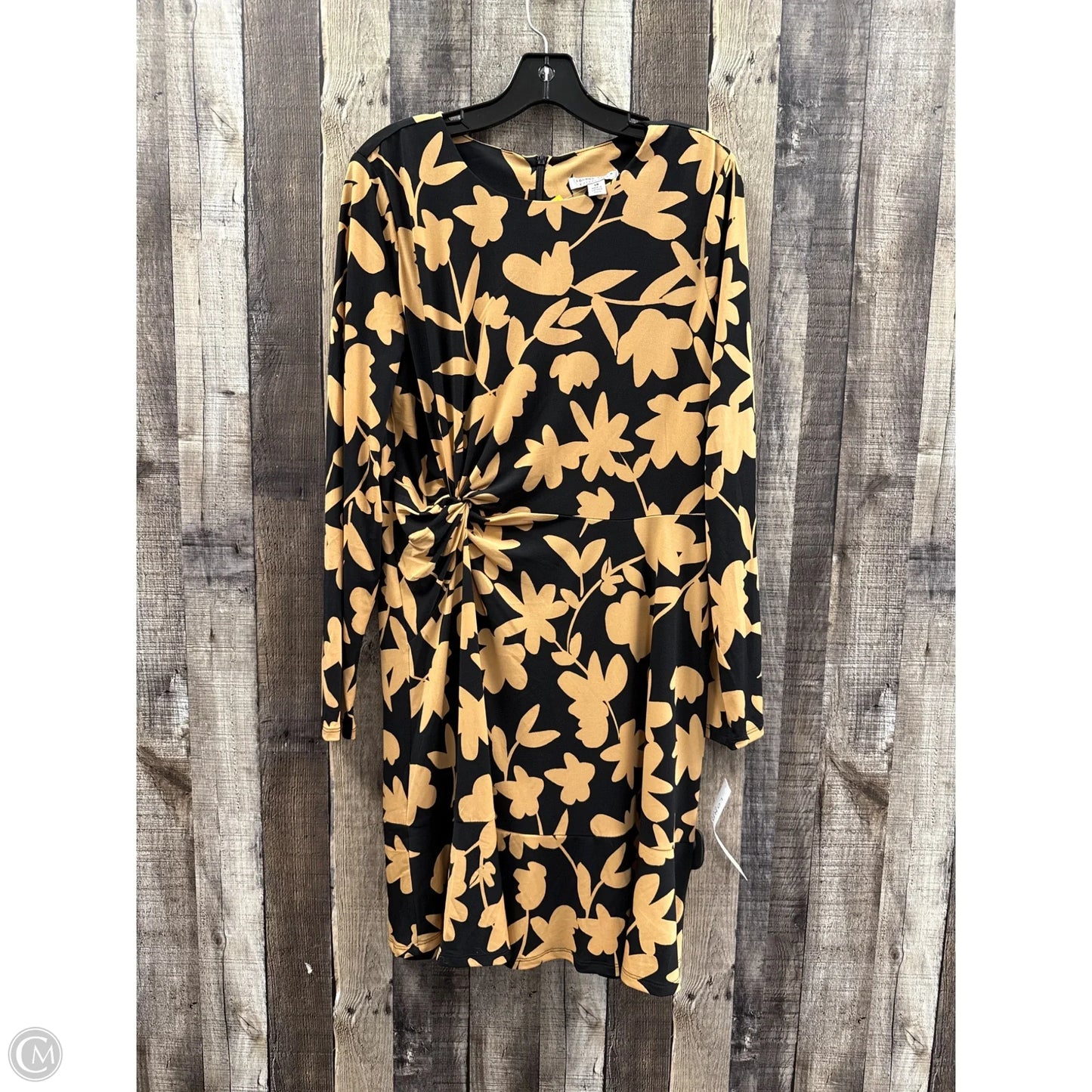 Dress Casual Midi By London Style In Black, Size: 14