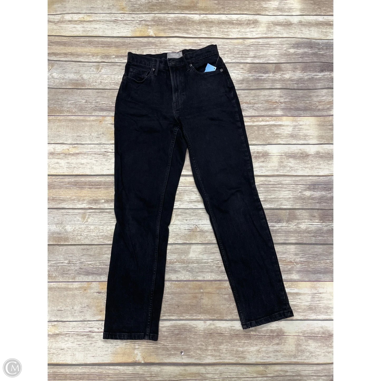 Jeans Straight By Everlane In Black, Size: 2