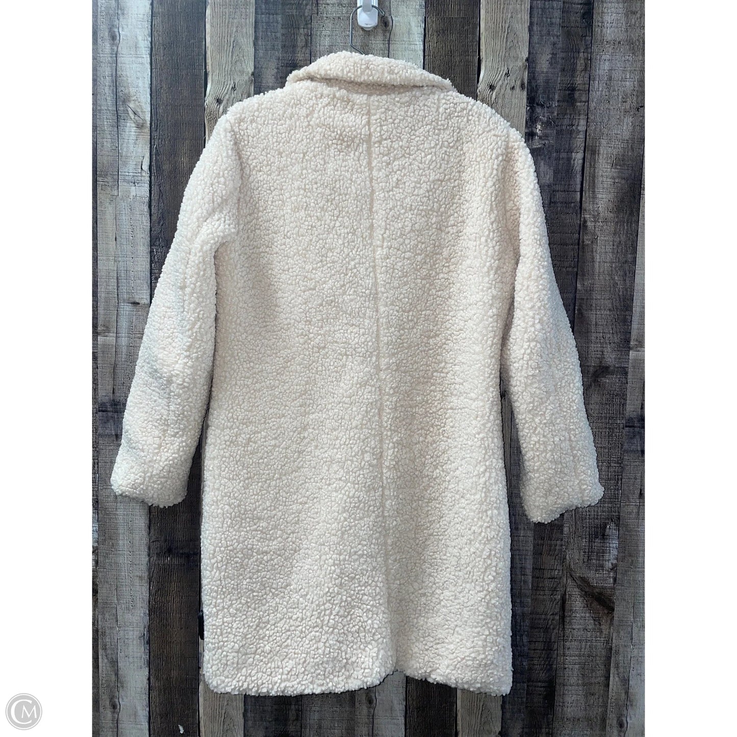 Coat Faux Fur & Sherpa By Princess Polly In Cream, Size: S