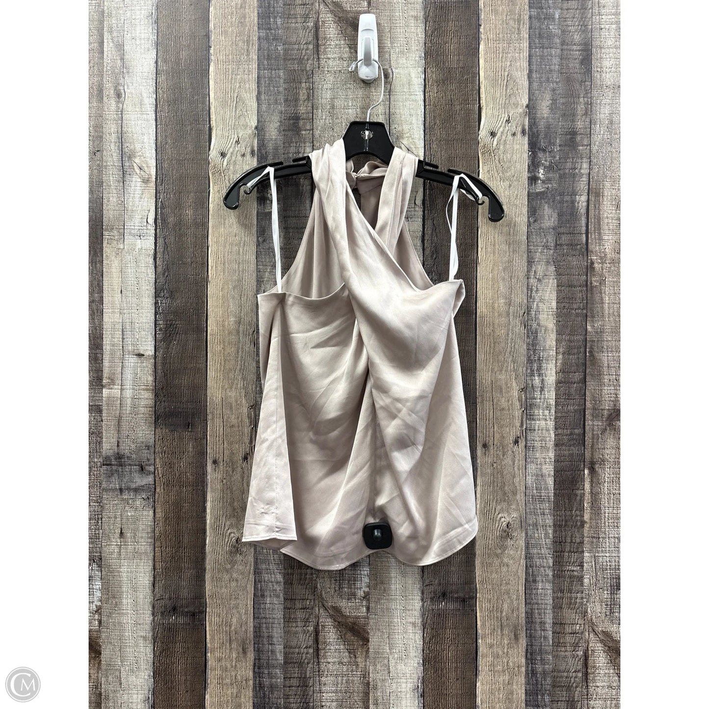 Top Sleeveless By Ann Taylor In Beige, Size: S