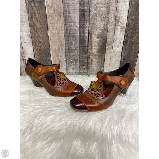 Shoes Heels Block By Clothes Mentor In Multi-colored, Size: 11