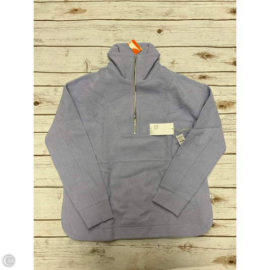 Sweatshirt Collar By Haven In Purple, Size: S