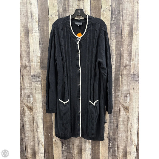 Cardigan By Susan Graver In Black, Size: Xl