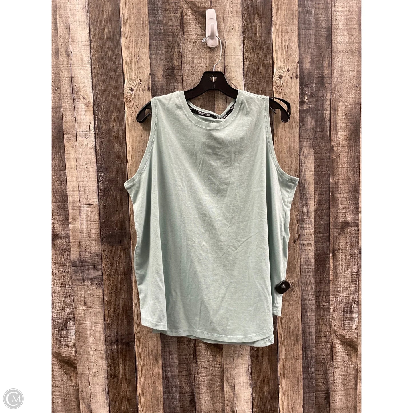 Top Sleeveless By Carhartt In Green, Size: Xxl