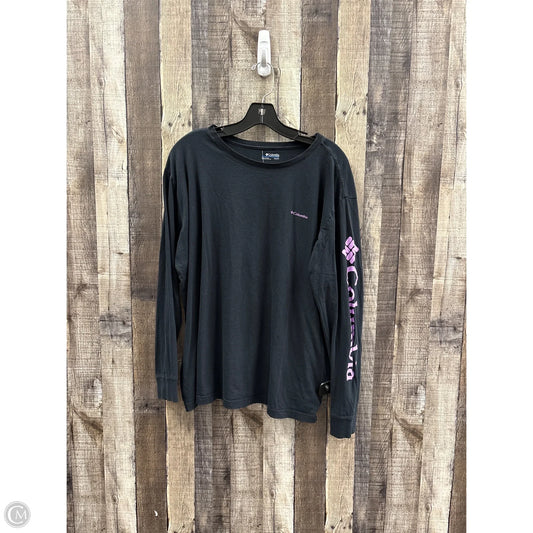 Top Long Sleeve By Columbia In Black, Size: 2x