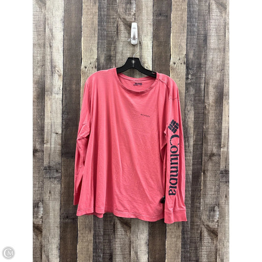 Top Long Sleeve By Columbia In Mauve, Size: 1x