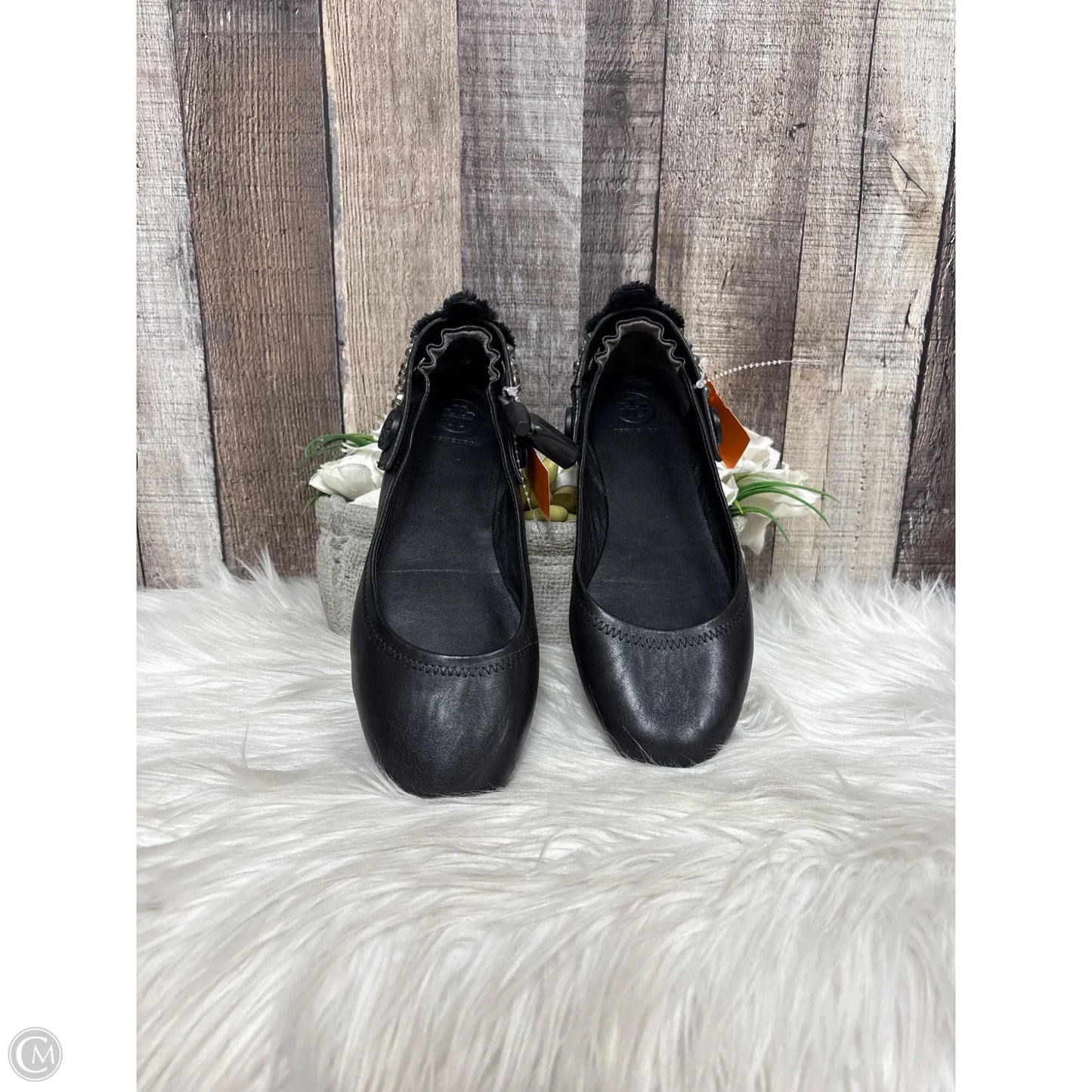 Shoes Designer By Tory Burch In Black, Size: 7.5