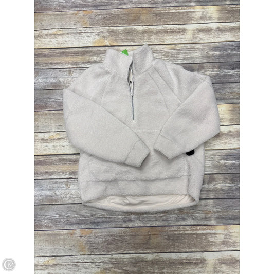 Jacket Fleece By Lululemon In Cream, Size: M