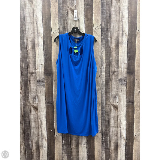 Dress Casual Short By Agb In Blue, Size: 3x