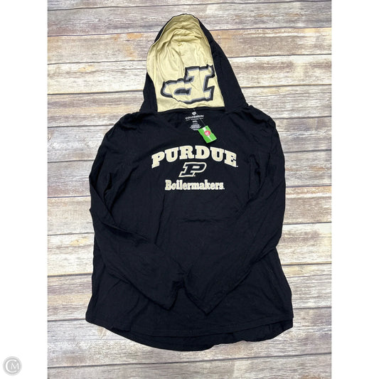 Athletic Top Long Sleeve Hoodie By Colosseum In Black, Size: Xxl