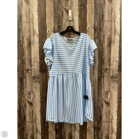 Dress Casual Short By Shein In Striped Pattern, Size: 1x