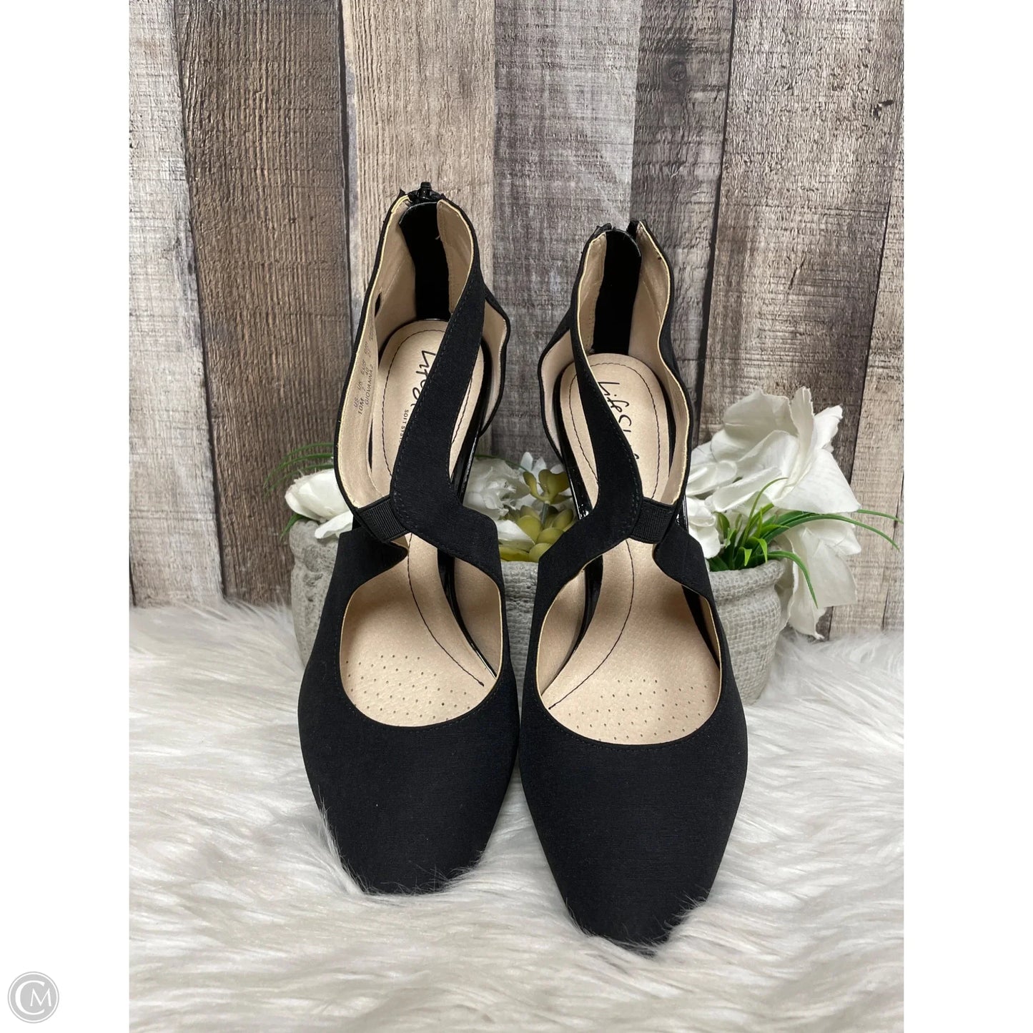 Shoes Heels Kitten By Cme In Black, Size: 10