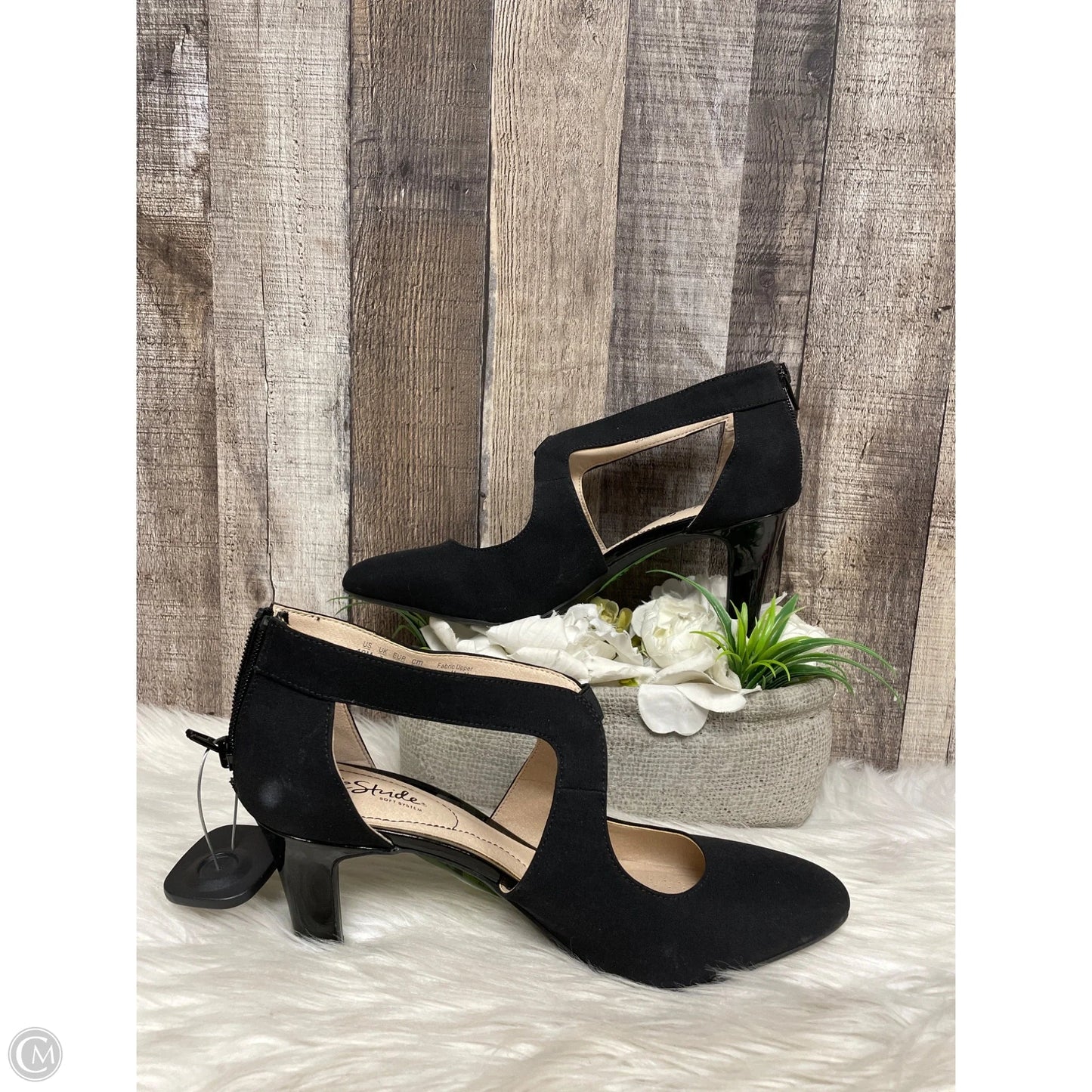 Shoes Heels Kitten By Cme In Black, Size: 10