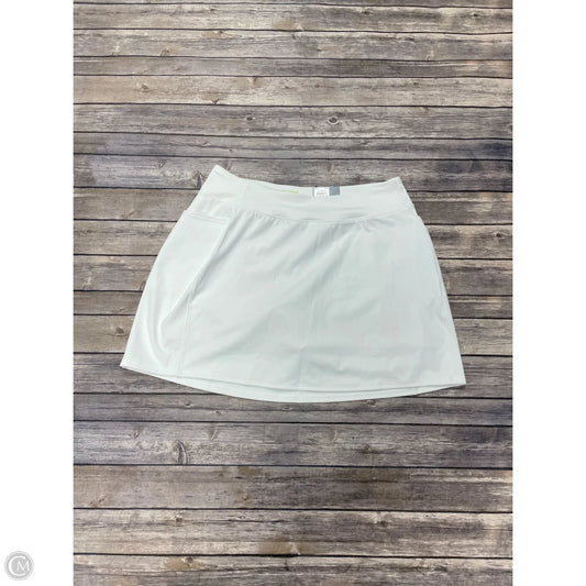 Athletic Skort By Tek Gear In White, Size: Xxl