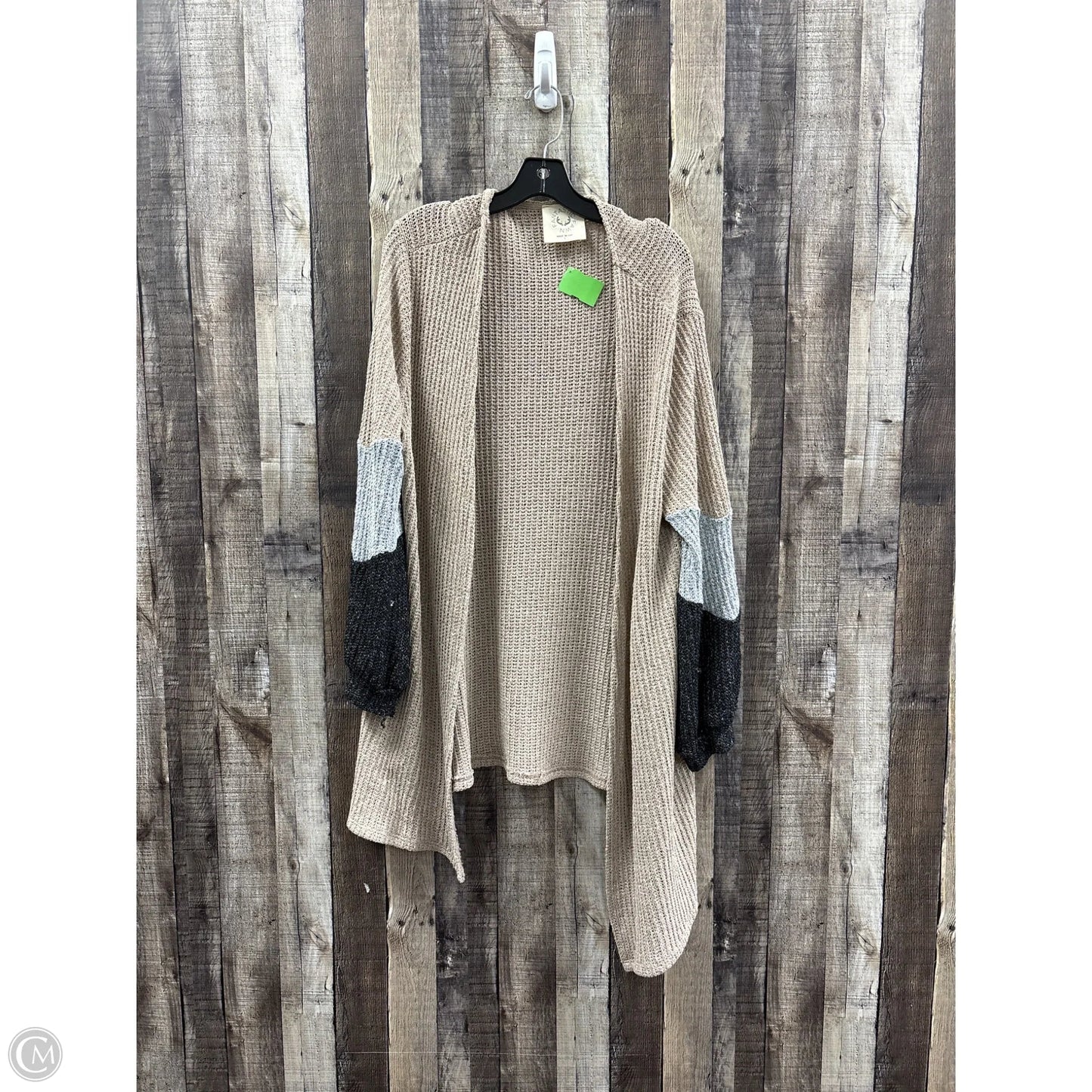Cardigan By Fantastic Fawn In Tan, Size: L