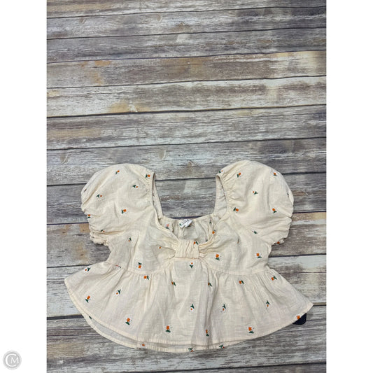 Top Short Sleeve By Loveriche In Yellow, Size: S