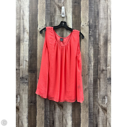 Top Sleeveless By Covington In Orange, Size: Xl
