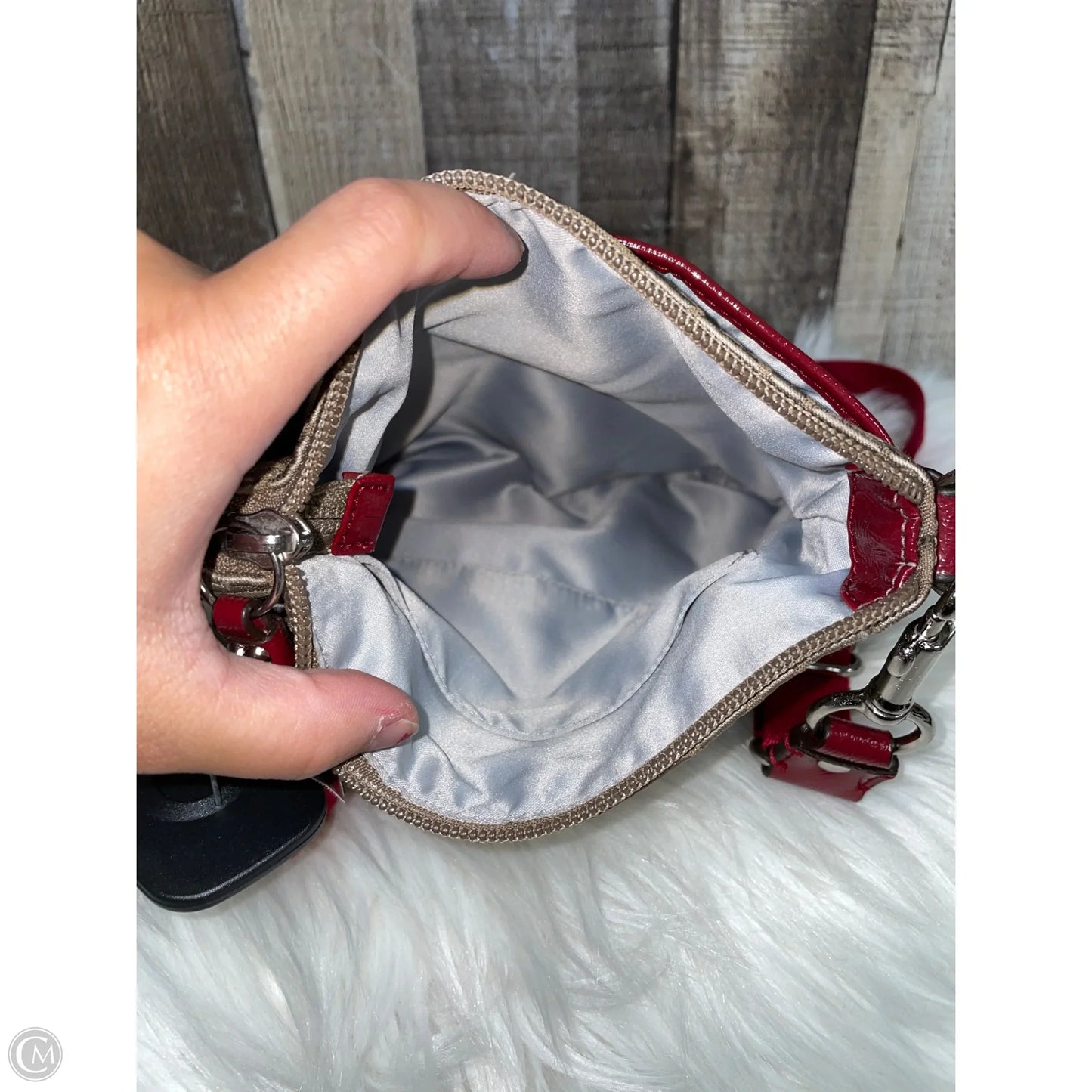 Crossbody Designer By Coach, Size: Medium