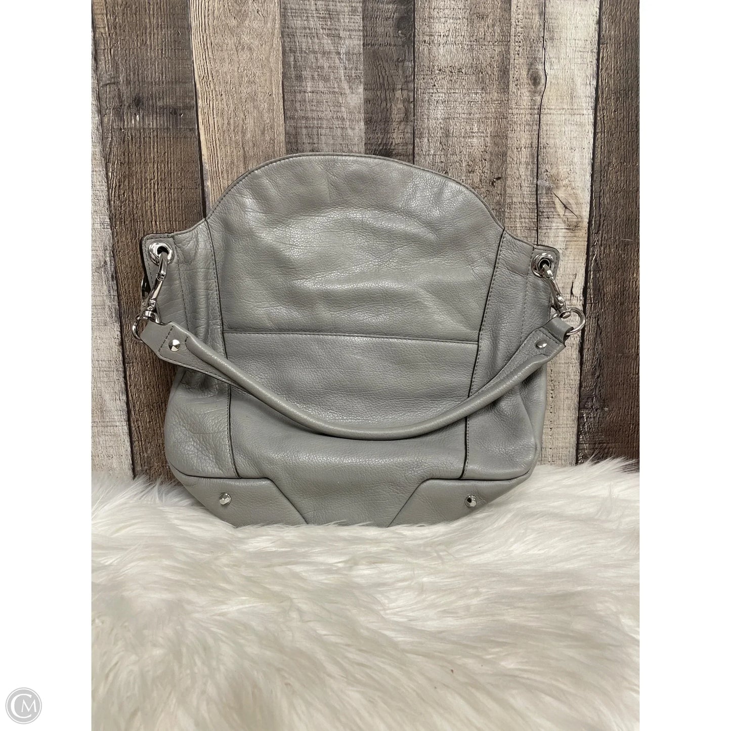 Handbag Leather By Oryany, Size: Medium