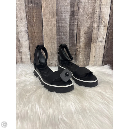 Sandals Flats By Franco Sarto In Black, Size: 8.5