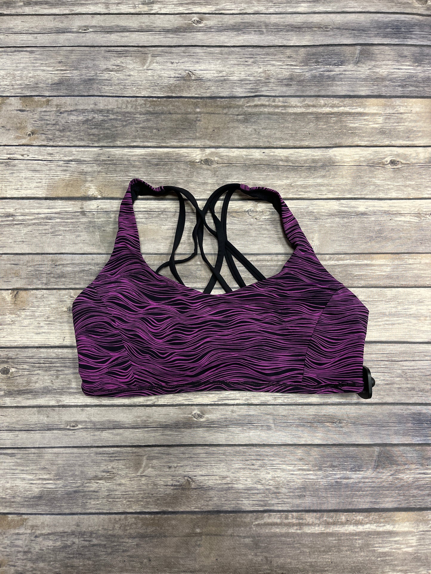 Athletic Bra By Lululemon In Purple, Size: 10