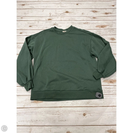 Sweatshirt Crewneck By Pilcro In Green, Size: S