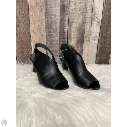 Sandals Heels Block By Life Stride In Black, Size: 8.5