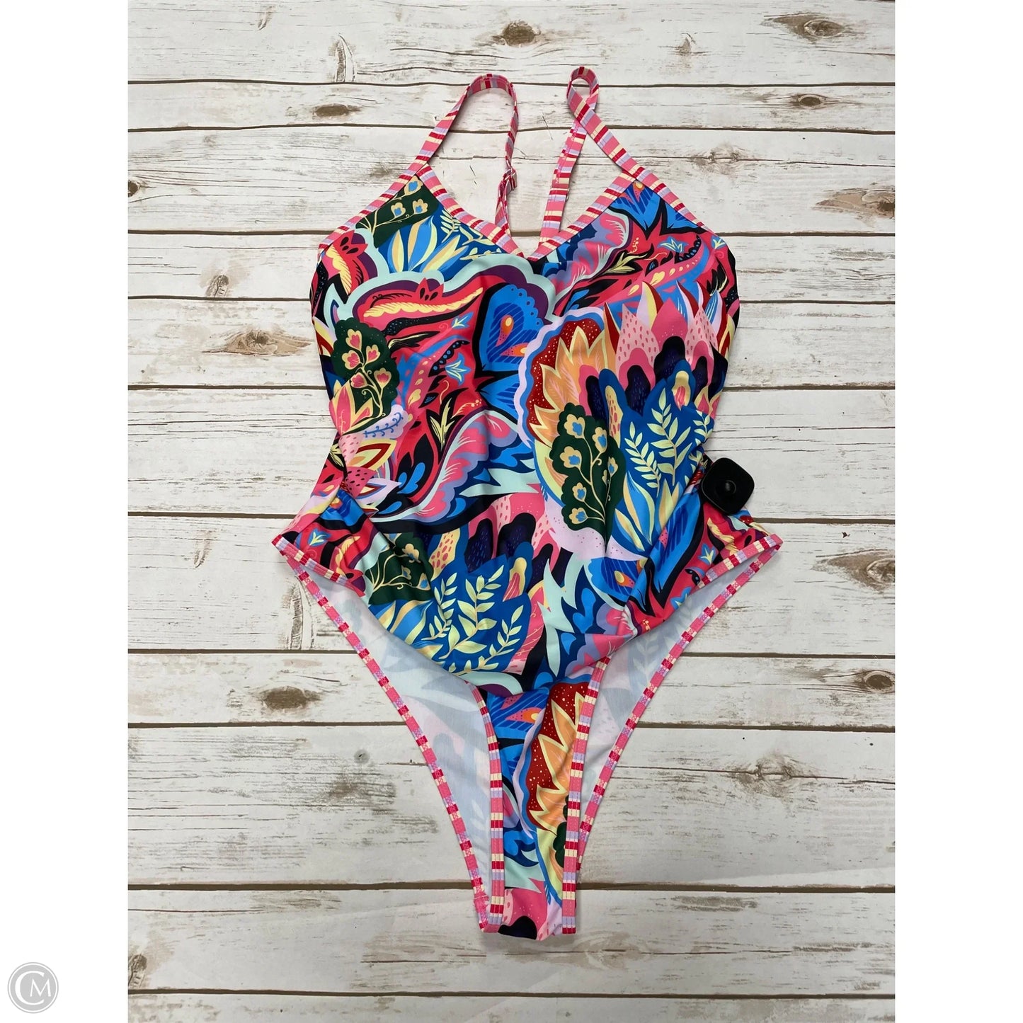 Swimsuit By Cmf In Multi-colored, Size: 1x