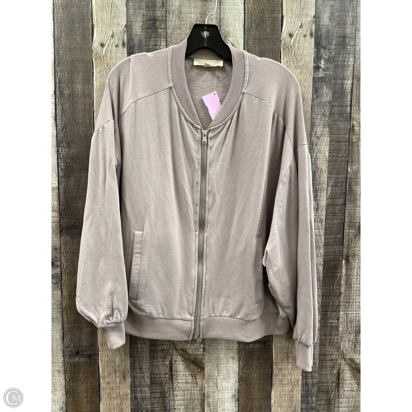 Jacket Other By Lovestitch In Taupe, Size: M