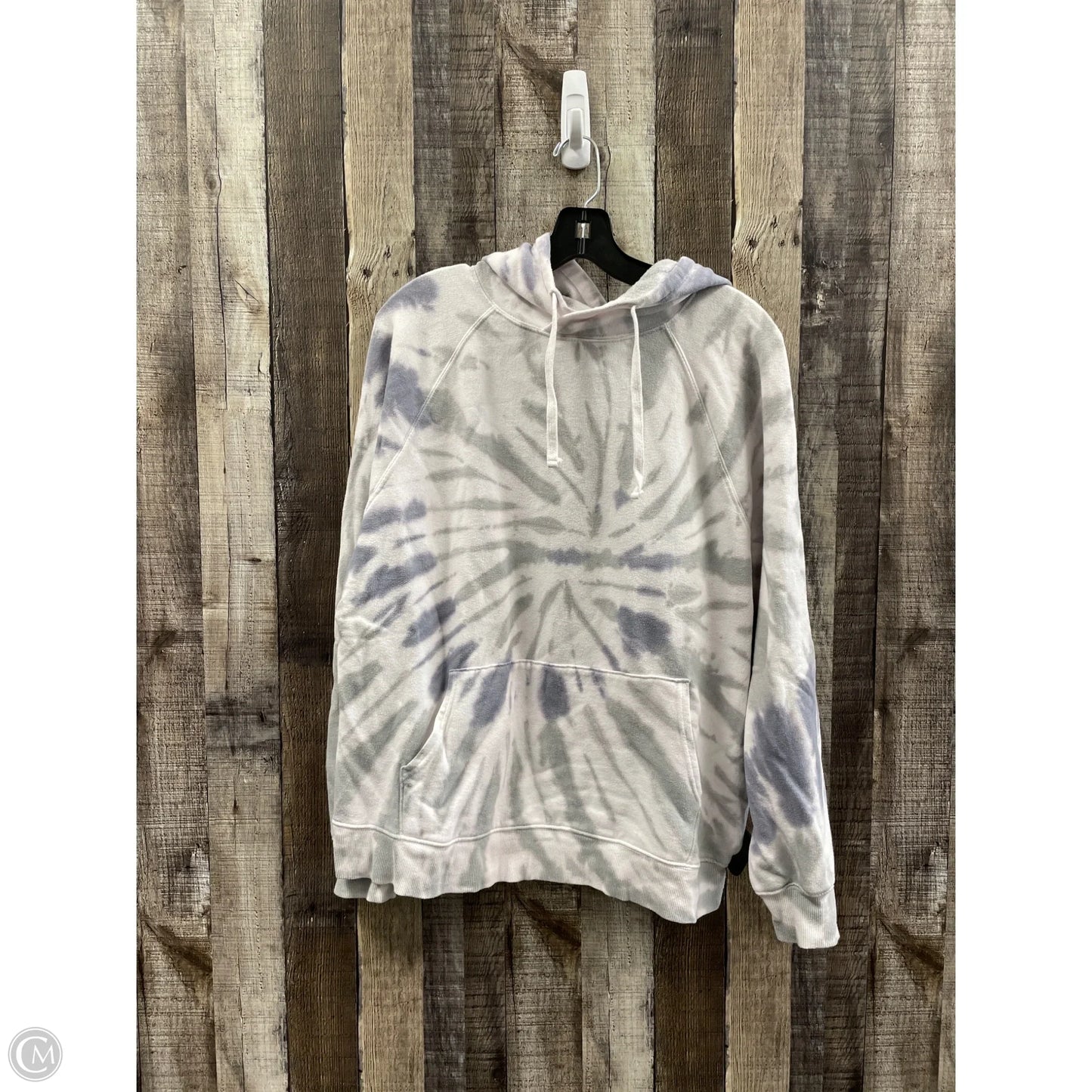 Sweatshirt Hoodie By So In Tie Dye Print, Size: Xl