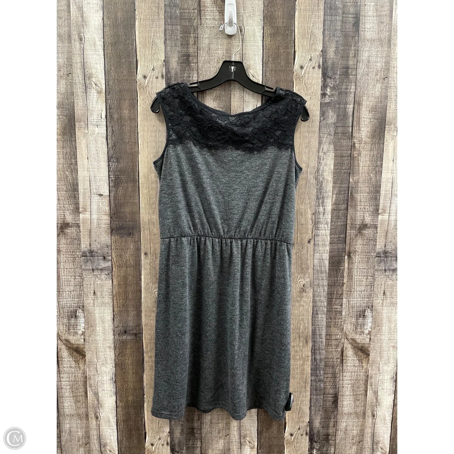 Dress Casual Short By Loft In Grey, Size: Mp