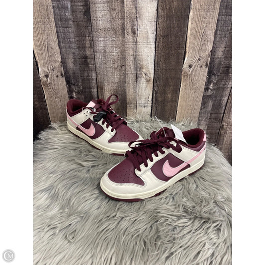 Shoes Athletic By Nike In Maroon, Size: 7