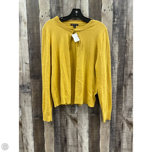 Sweater Cardigan By J. Crew In Yellow, Size: M
