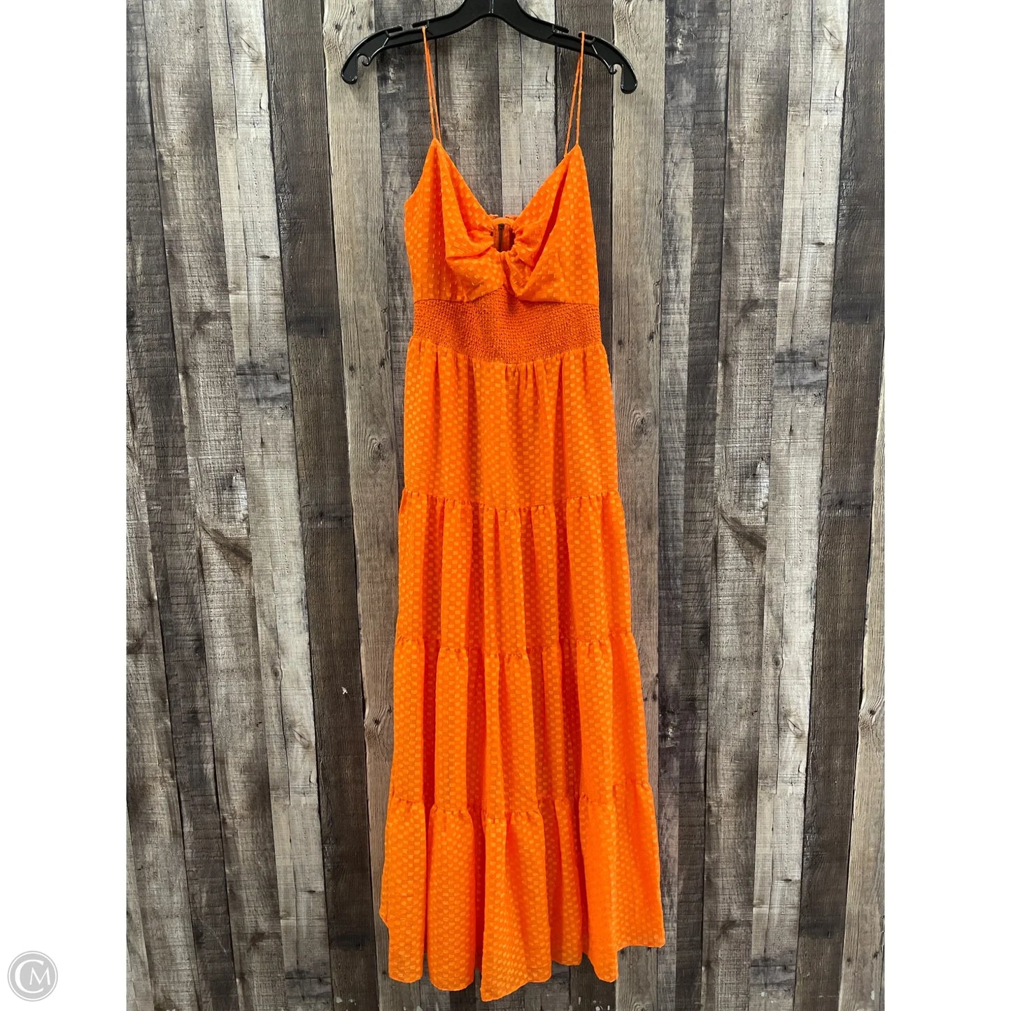 Dress Designer By Alice + Olivia In Orange, Size: L
