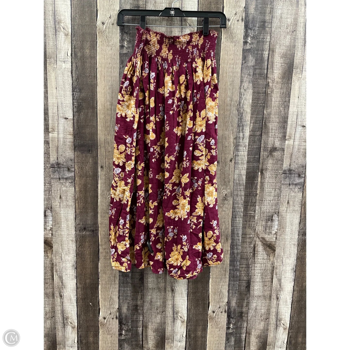 Skirt Midi By Natural Life In Floral Print, Size: M
