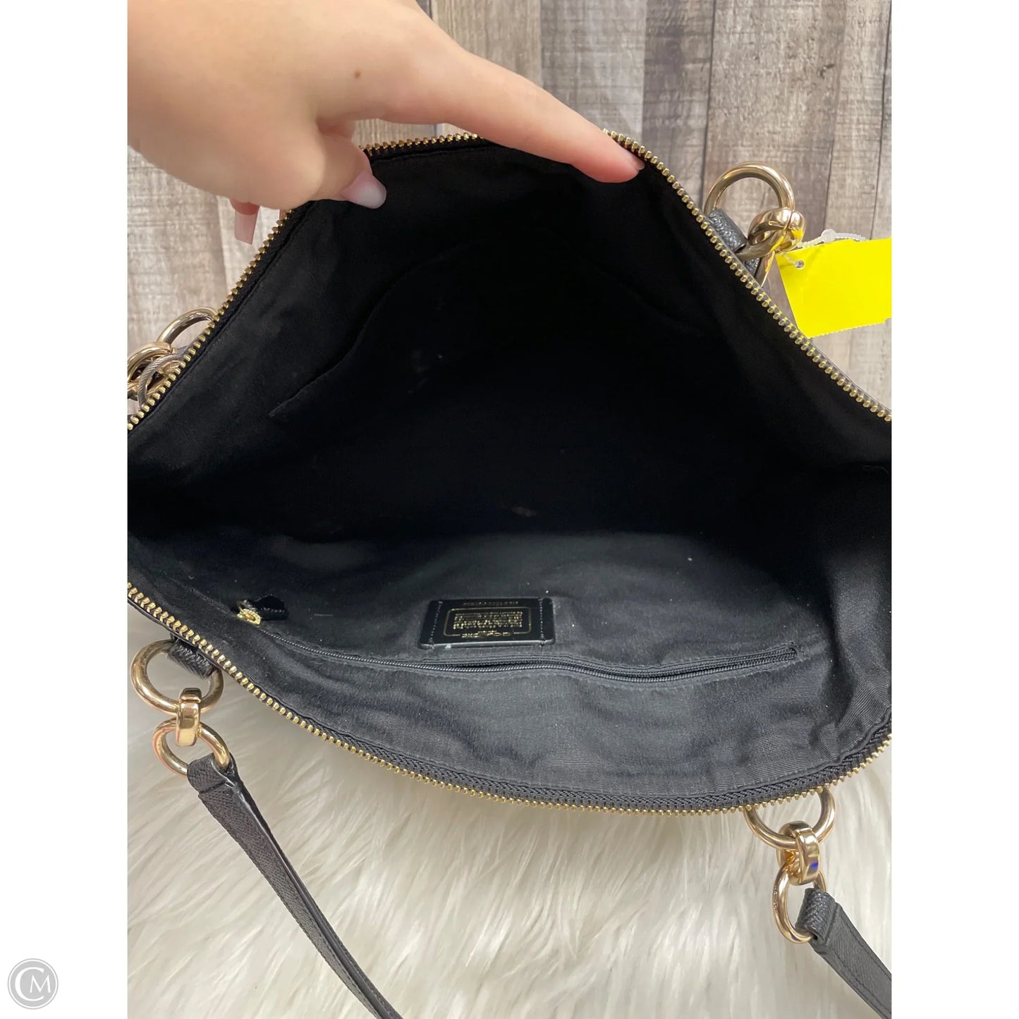 Handbag Designer By Coach, Size: Large