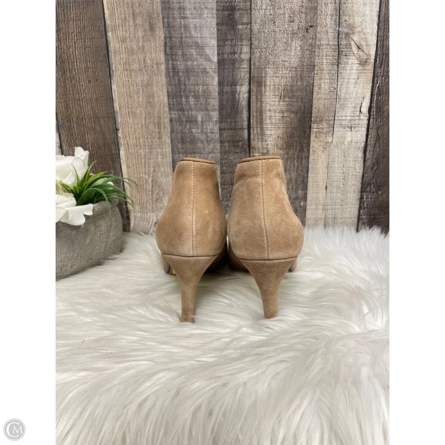 Shoes Heels Stiletto By Adrienne Vittadini In Tan, Size: 7.5