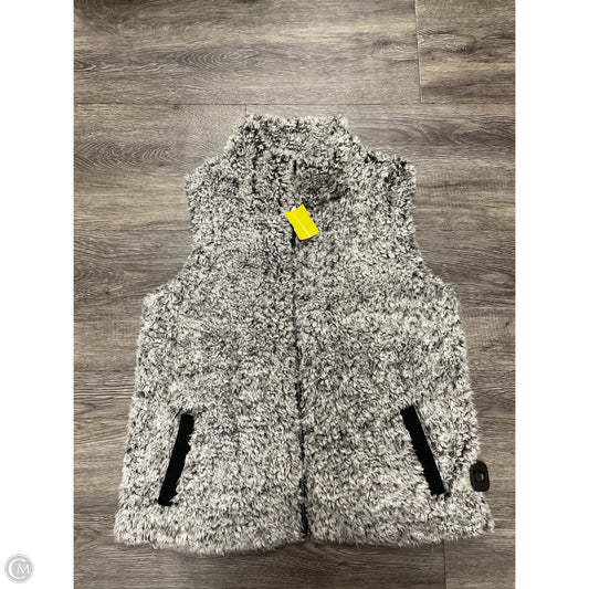 Vest Faux Fur & Sherpa By West Bound In Grey, Size: Lp