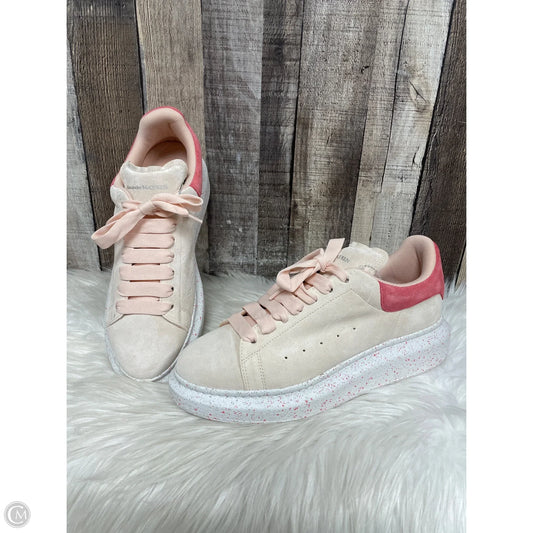 Shoes Luxury Designer By Alexander Mcqueen In Pink, Size: 10.5