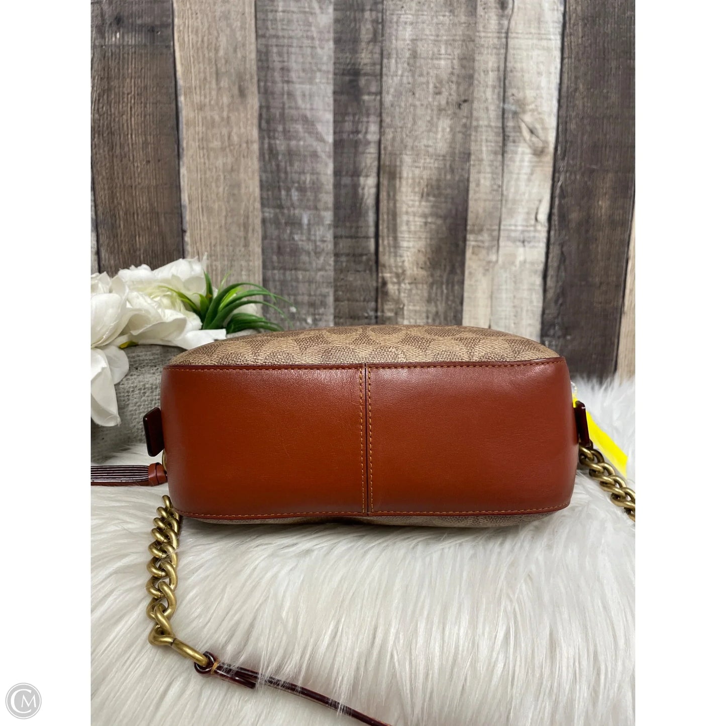 Crossbody Designer By Coach, Size: Medium