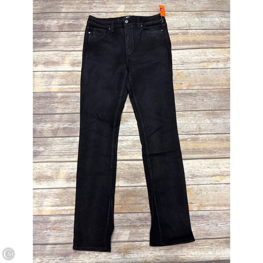 Jeans Flared By Paige In Black, Size: 12