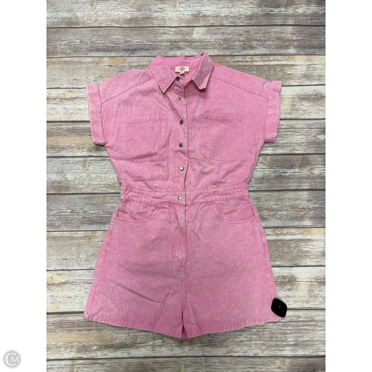 Romper By Entro In Pink, Size: M