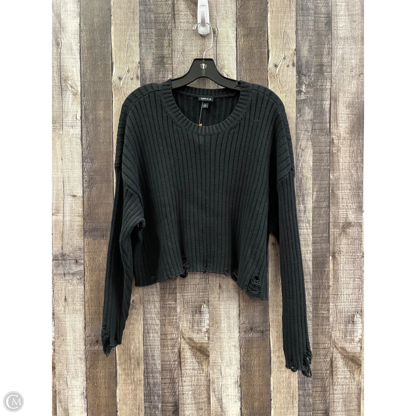 Sweater By Torrid In Black, Size: 2x