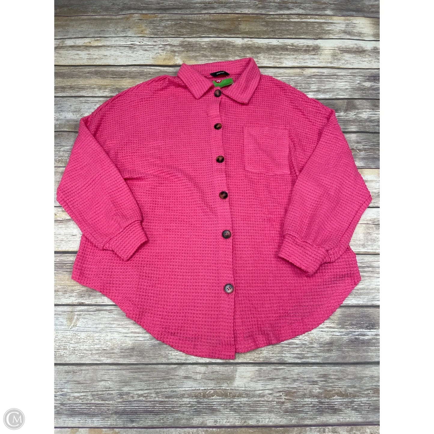 Top Long Sleeve By Dokotoo In Pink, Size: M