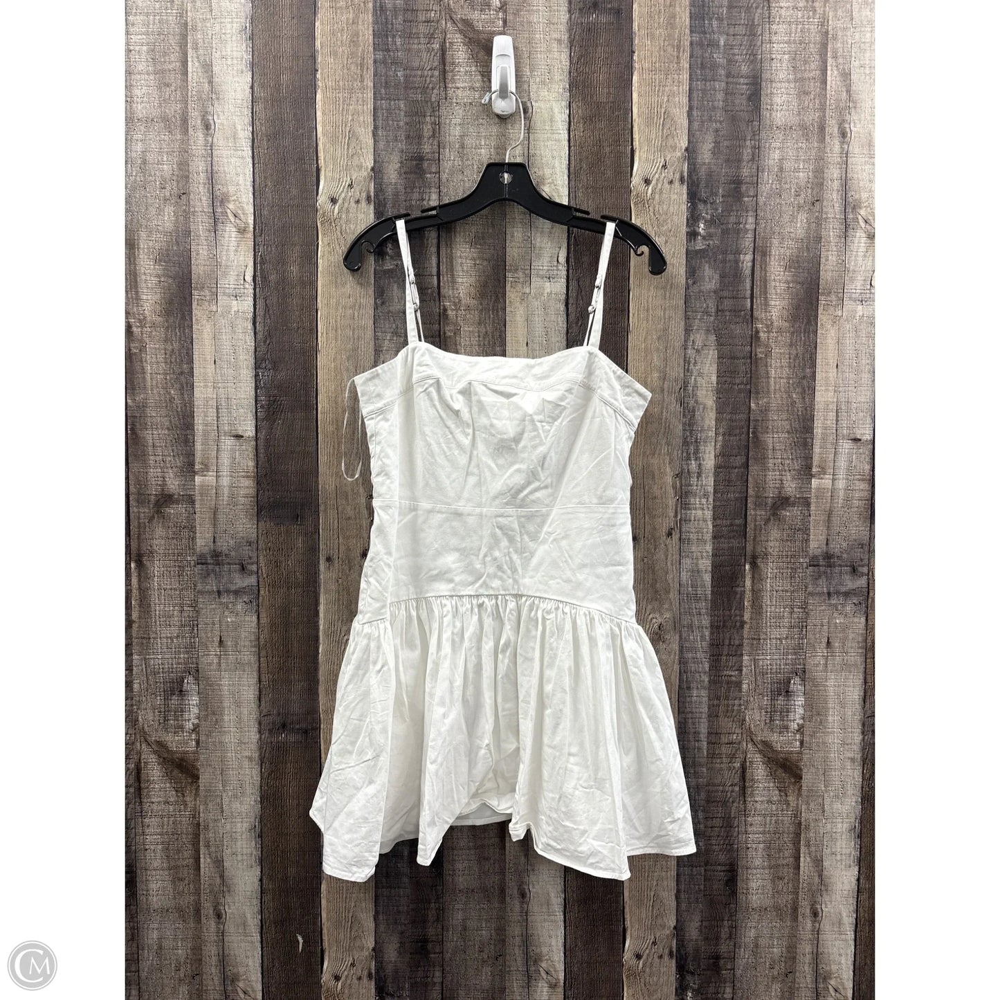 Dress Casual Short By Abercrombie And Fitch In White, Size: M