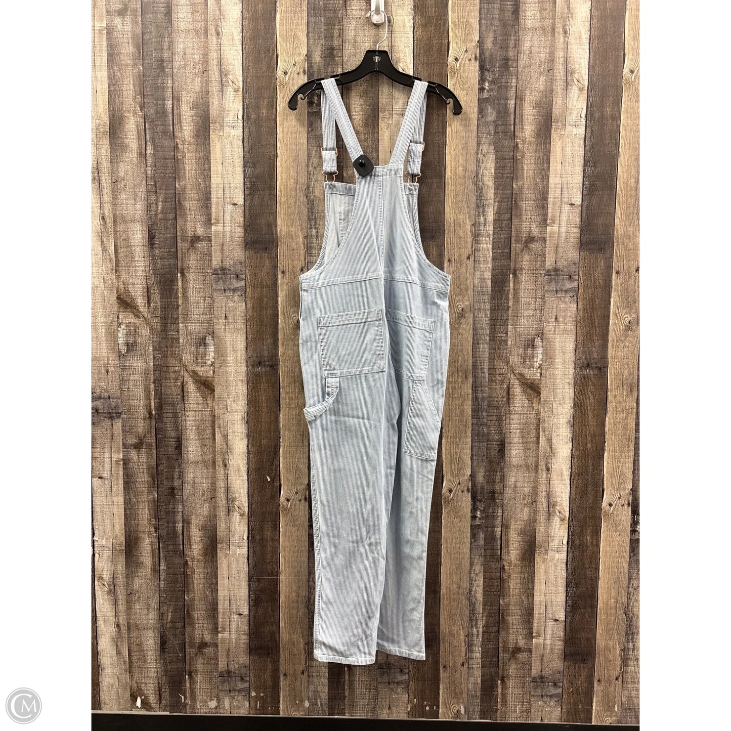 Overalls By Universal Thread In Striped Pattern, Size: 4