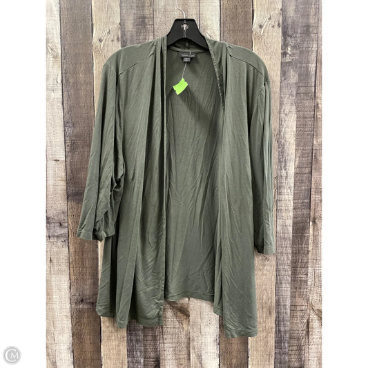 Cardigan By J. Jill In Green, Size: 2x