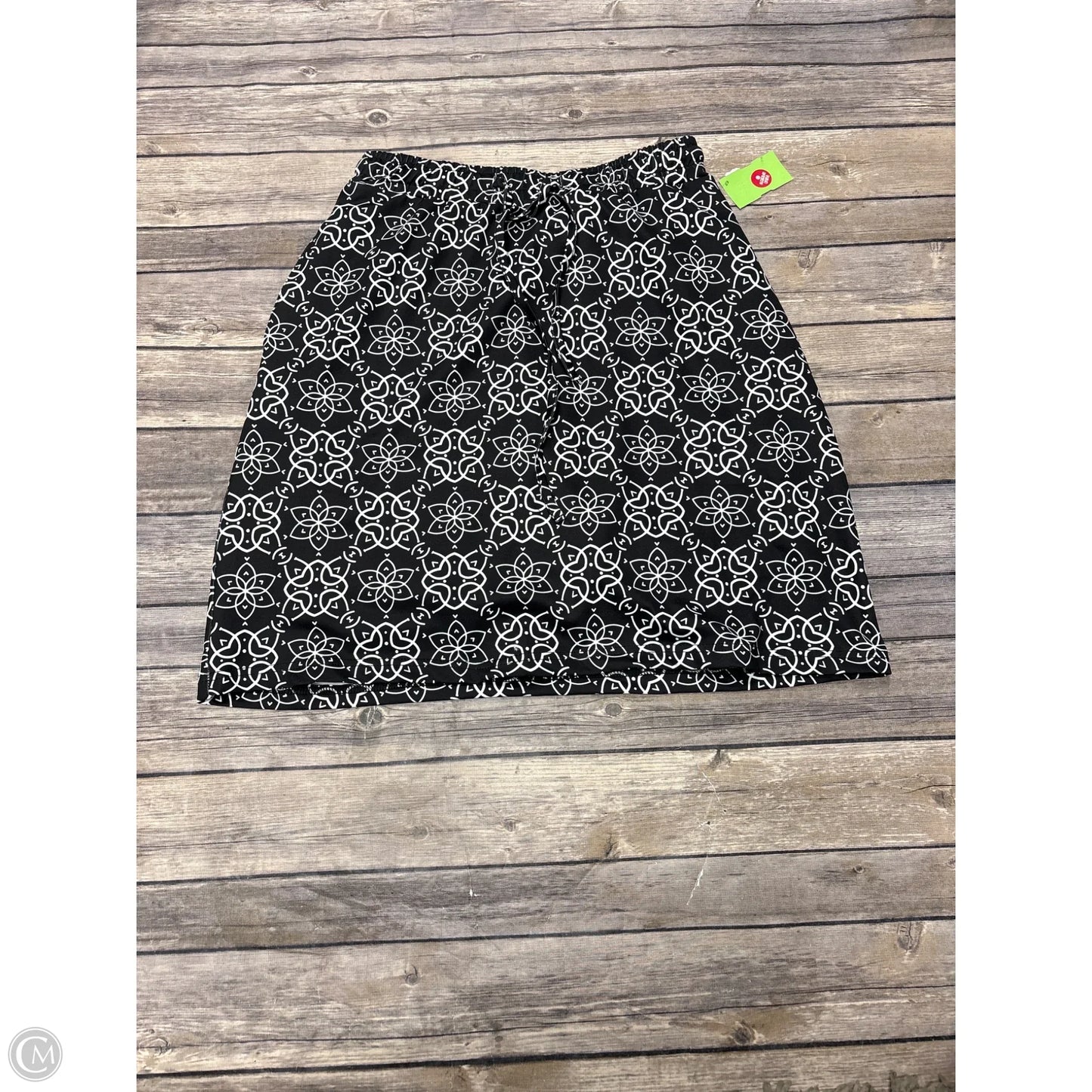 Skort By Cme In Black & White, Size: S