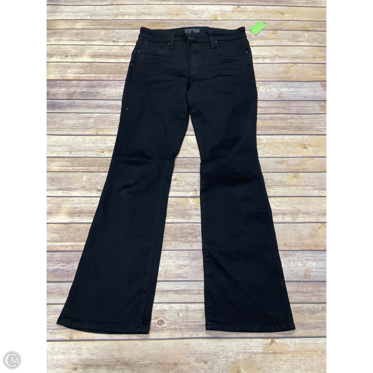 Jeans Flared By Kut In Black, Size: 6p